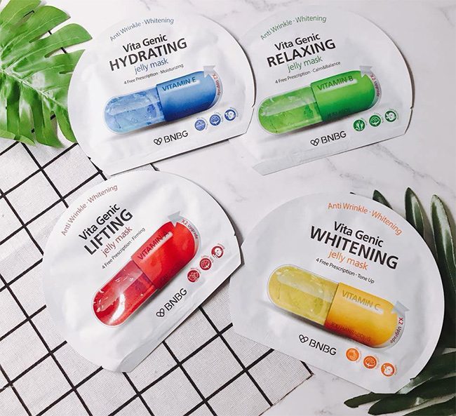 Combo 10 Mặt Nạ Dưỡng Da Toàn Diện BNBG Mask