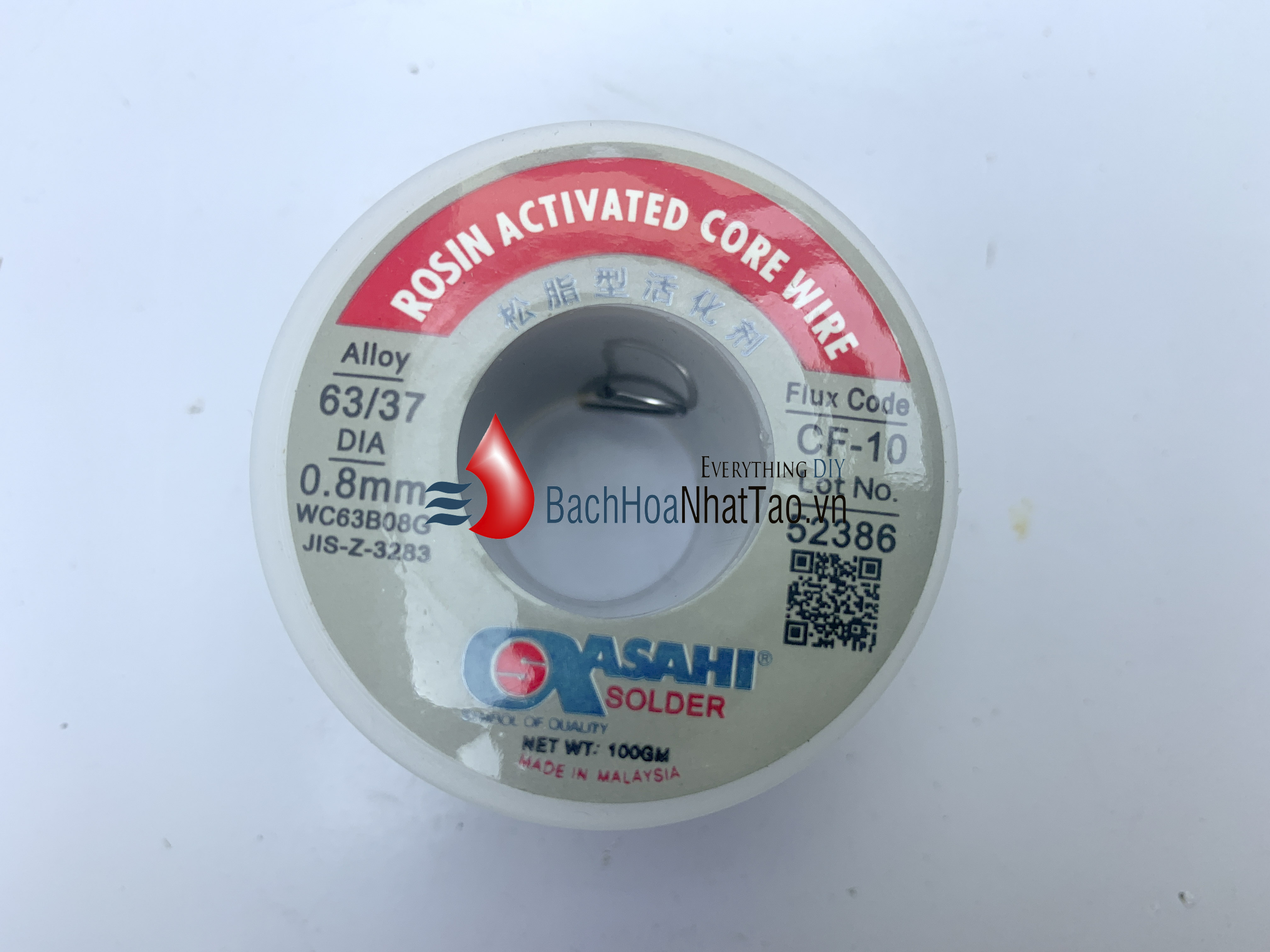 Thiếc hàn Asahi 0.8mm 100g