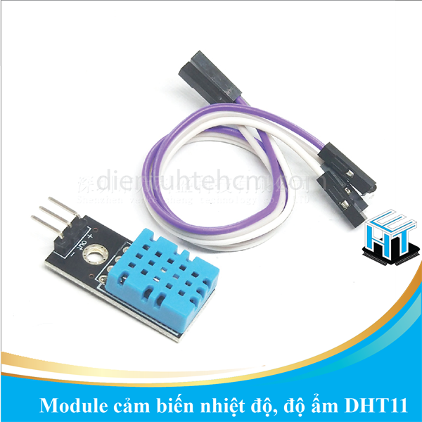 Module cảm biến nhiệt độ, độ ẩm DHT11