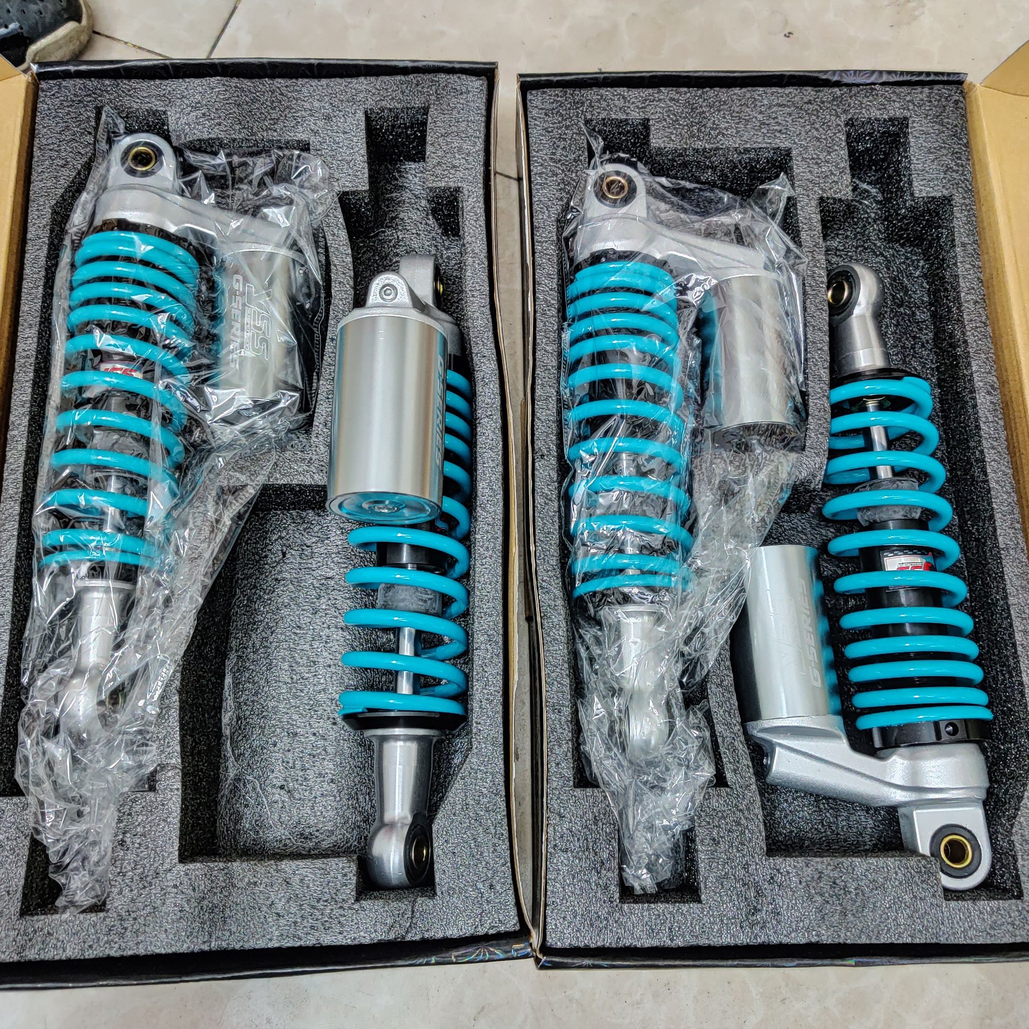 [HCM]Phuộc YSS tem khắc CNC bình dầu gắn Dr Wave Sirius Jupiter Future Win Elegant Axelo Cup