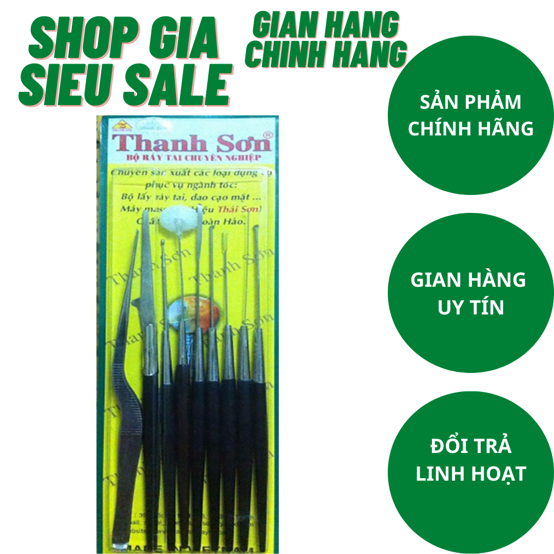 Bộ lấy ráy tai 9 cây Thanh Sơn
