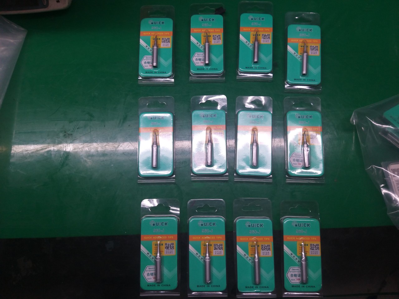 [HCM] Đầu mỏ hàn, Mũi Hàn nhọn cong Quick 960-J mới chính hãng Quick
