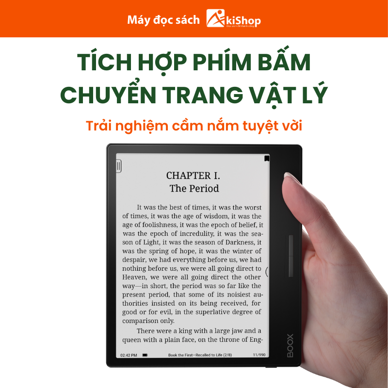 Máy đọc sách Boox Page Chính hãng Akishop