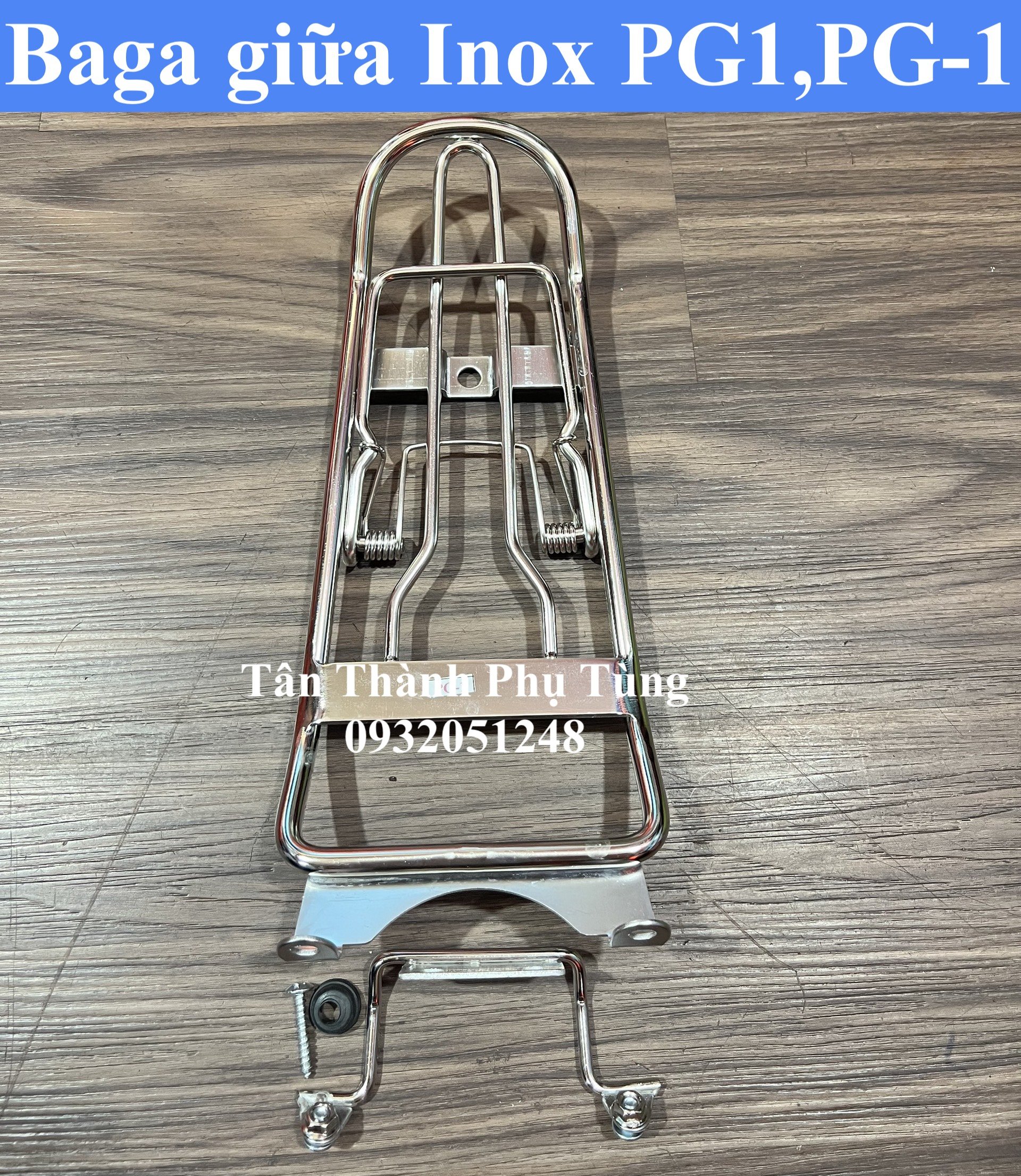 Baga giữa PG1,PG-1 10li kèm ốc và cao su
