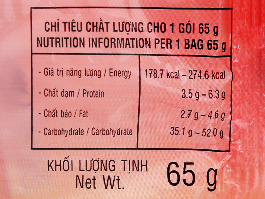 Phở gà/bò Vifon gói 65g