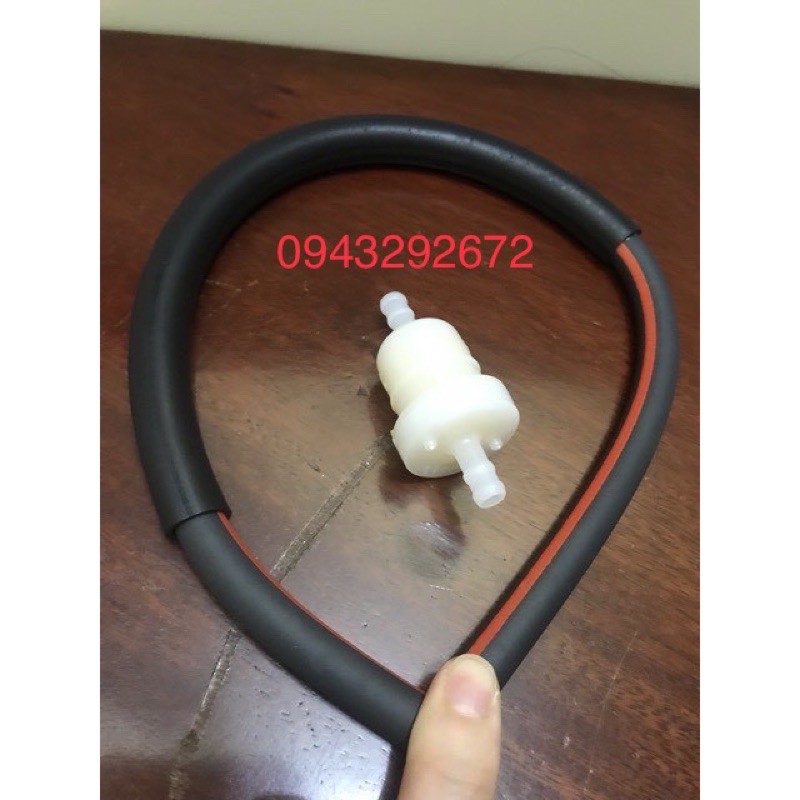 Combo Lọc Xăng + ống Cao Su Dẫn Xăng Honda