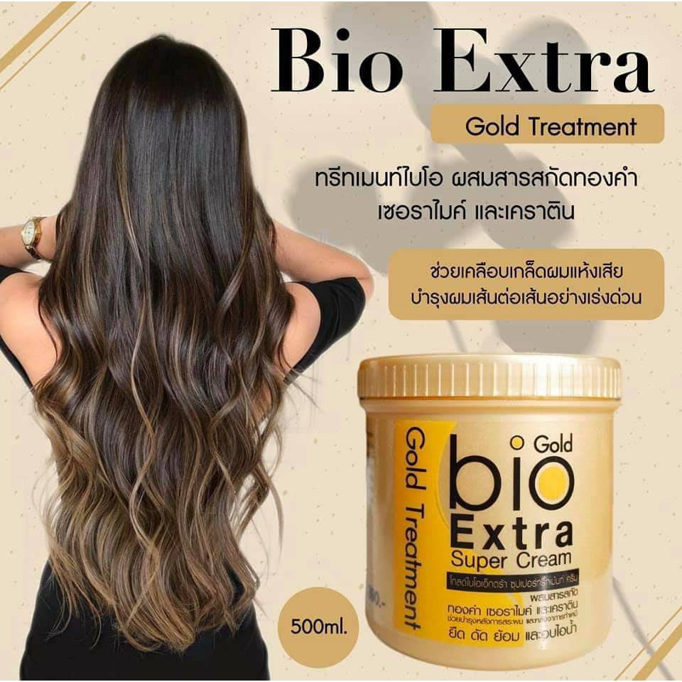 Ủ tóc Bio Gold Extra Super Cream Siêu Mượt Thái Lan 500ml