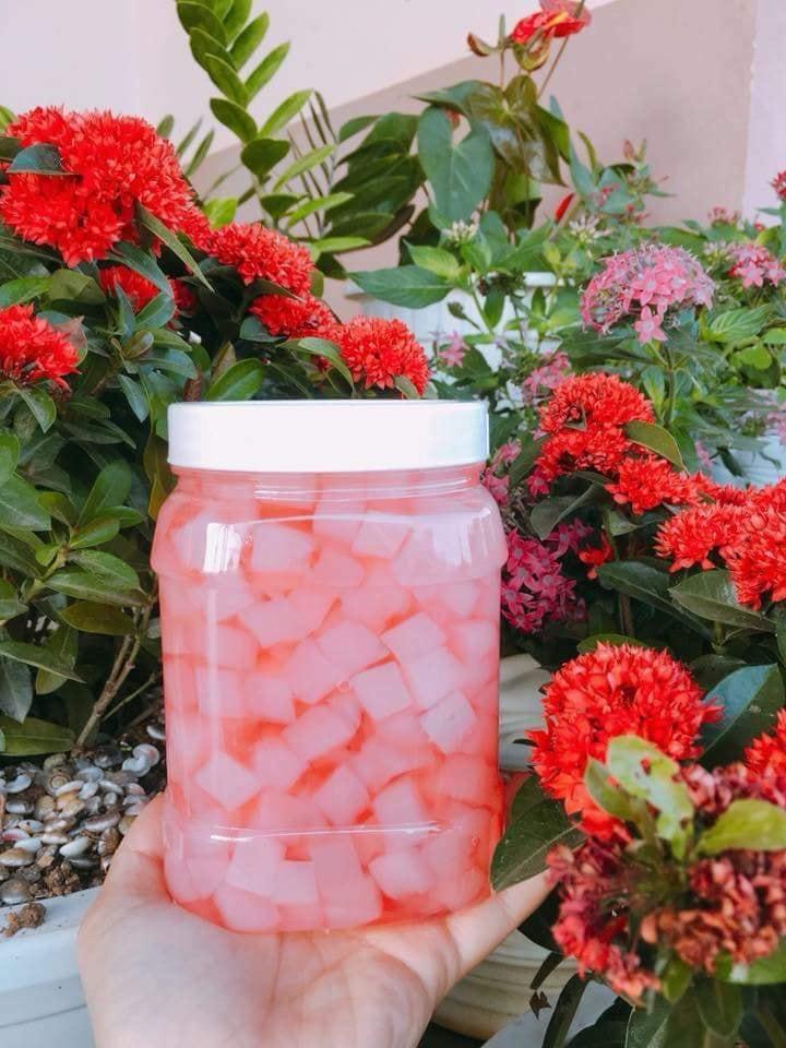 combo 5kg thạch dừa thô tặng kèm hương dừa