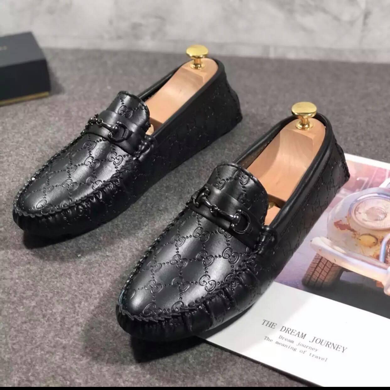 Giầy lười Da sần xích nam 38-43