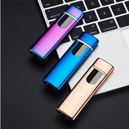 Bật lửa cảm ứng vân tay sạc điện usb ( Giao màu ngẫu nhiên)