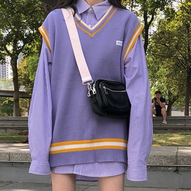 Áo len gile Hàn Quốc siêu hot