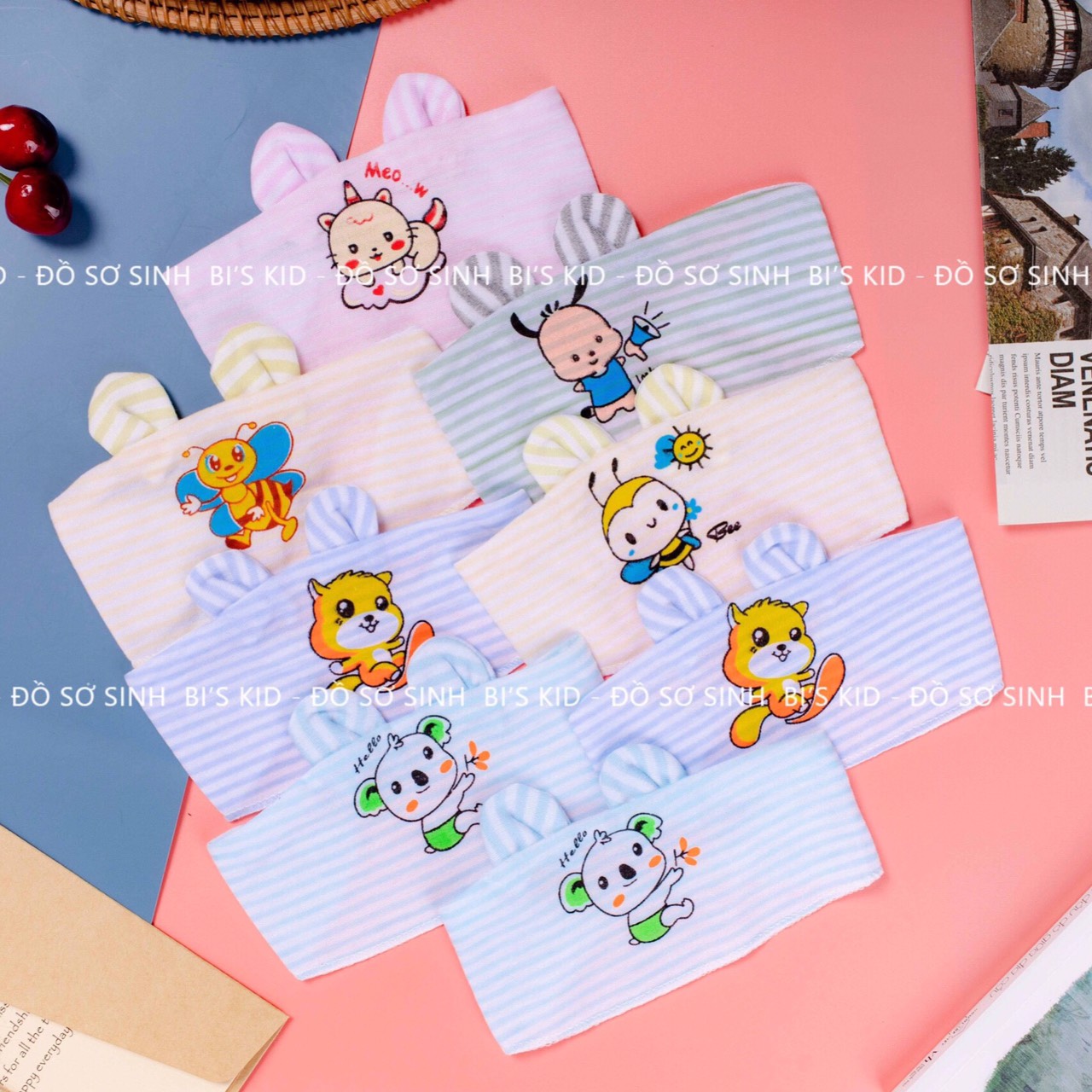 Che thóp cho bé sơ sinh ( set 2c )