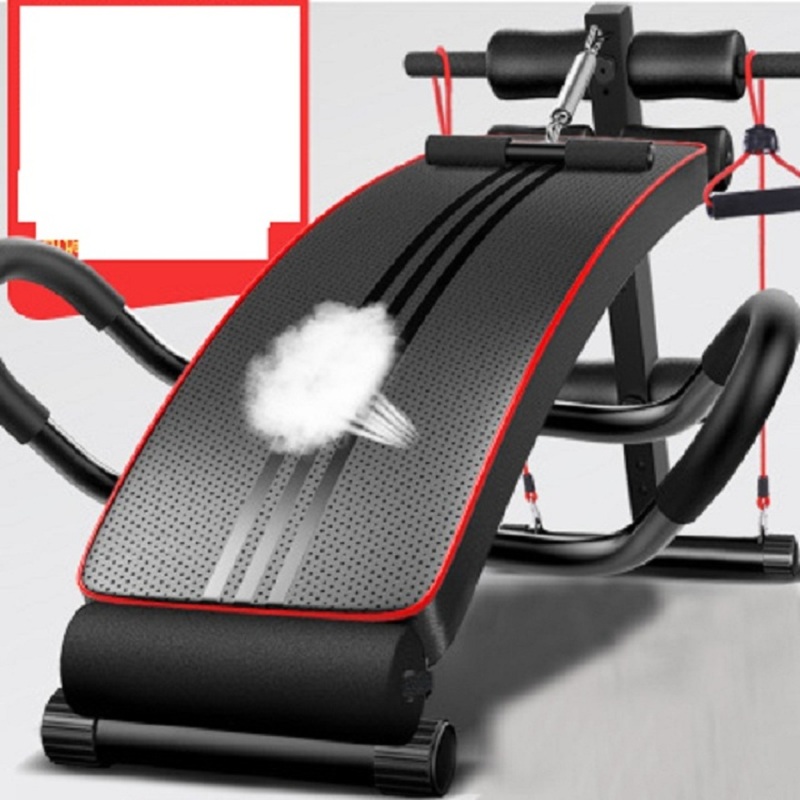 GYM19 - Ghế tập bụng cong có chốt gập