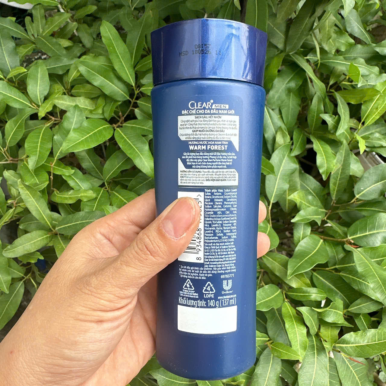 ( hàng khuyến mãi) Dầu gội Clear Men Phong Lữ 140g