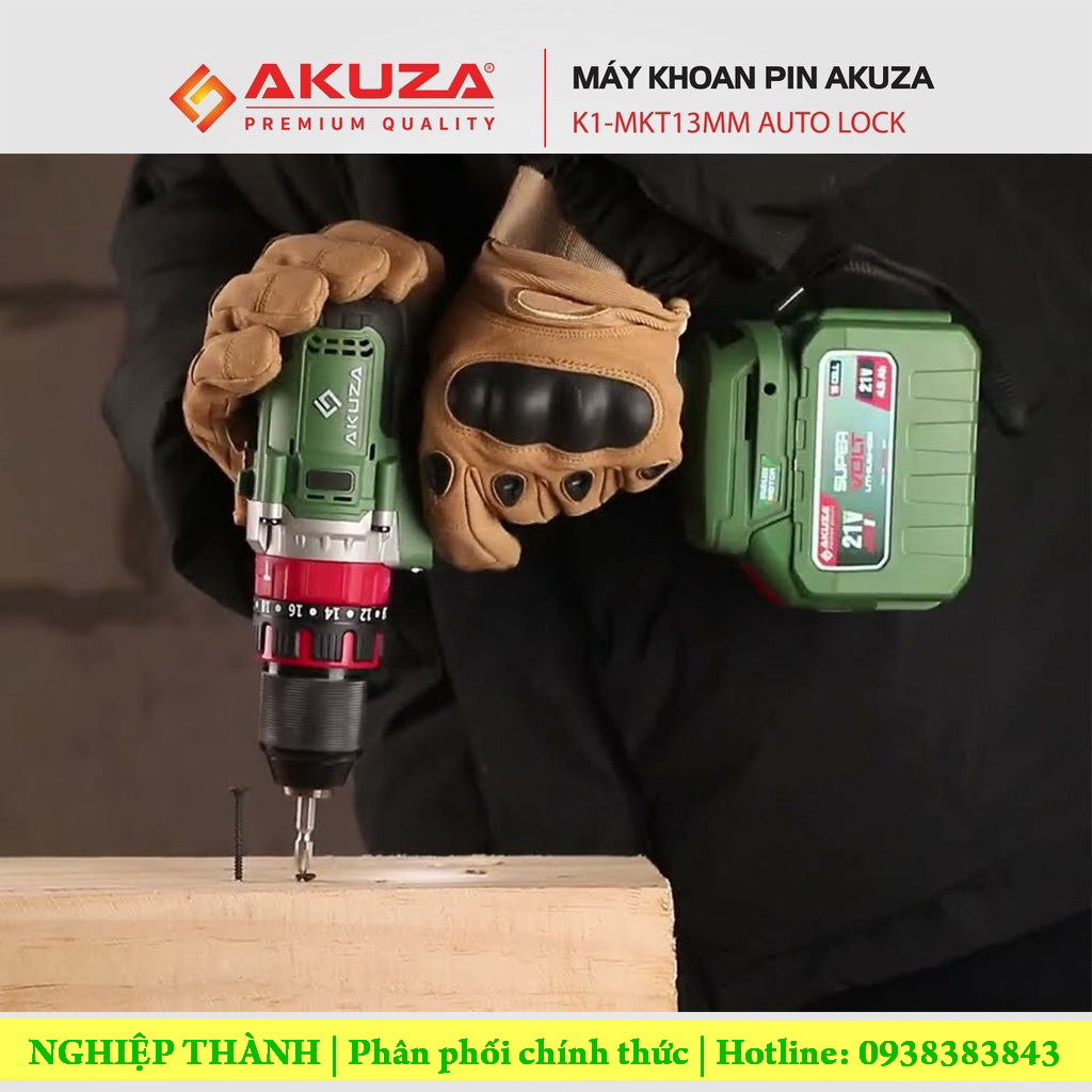 Máy Khoan Pin 21v - 3 Chức Năng K1Pro-MKT13 (2 pin 15cell - 4.5Ah)