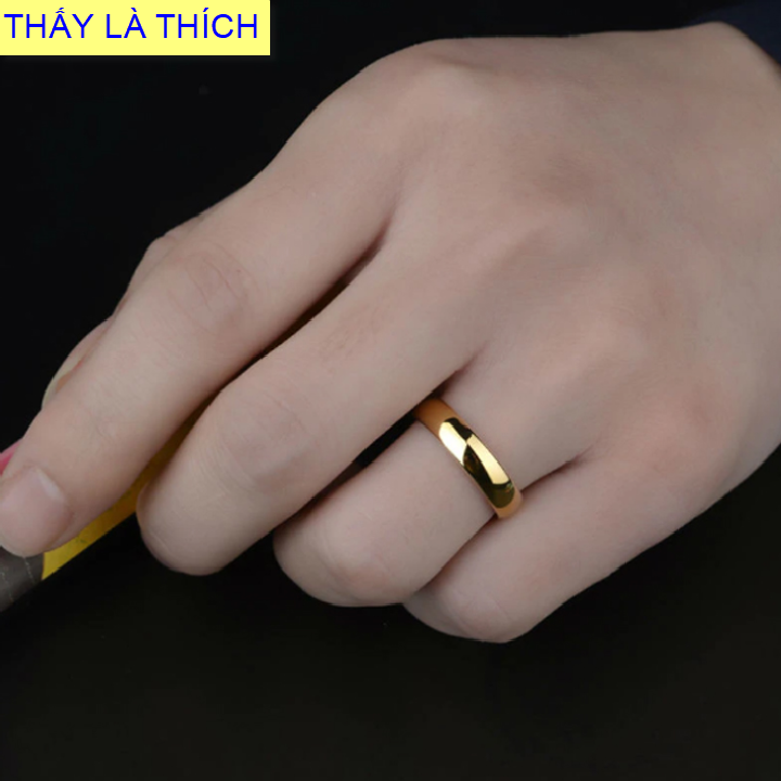Ring male stainless steel saw is like smooth gold-commitment 1 Đổi 1 if Hoen, Rust