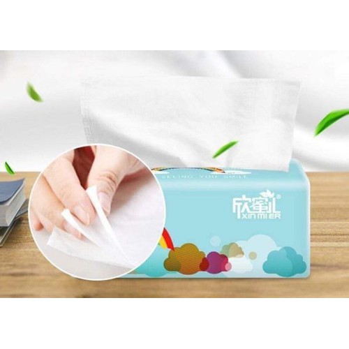 Thùng 30 gói giấy lau cầu vồng siêu dai