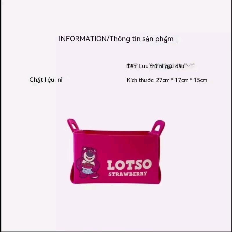 Giỏ đựng đồ nỉ gấu dâu gấp gọn - đựng đồ ăn vặt, đồ chơi trẻ em - hộp đựng đồ bẩn có quai giỏ đựng, giỏ , giở đựng quần áo. giỏ đựng mền, túi đựng quần áo, túi đựng chăn gối, giỏ có quai cầm, túi đựng đò
