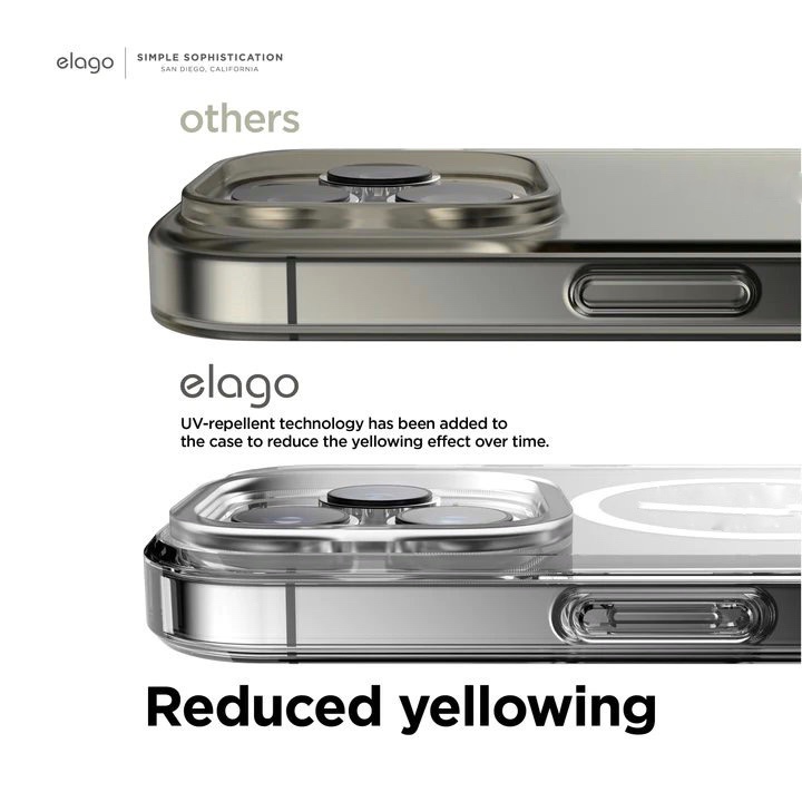 Ốp Lưng Elago Clear Case Hỗ Trợ Từ Tính Dành Cho iPhone 14 PRO MAX