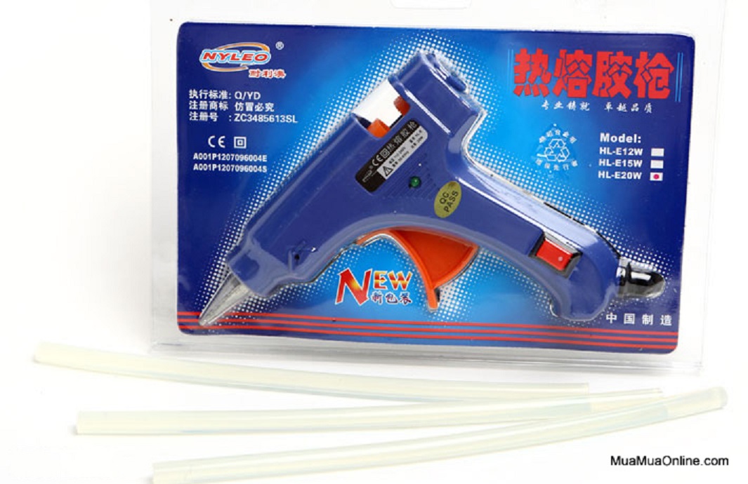 Combo Súng bắn keo (loại 20W) + Tặng 5 keo nến