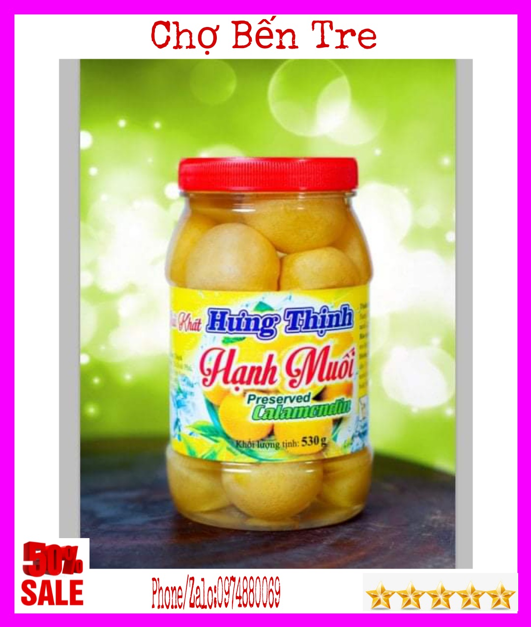 (Freeship) hủ 530gr Hạnh Muối Hưng Thịnh