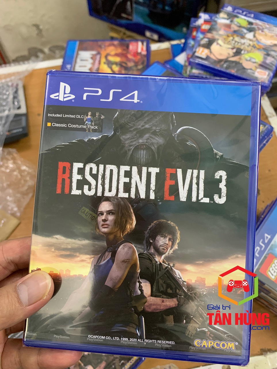 Đĩa Game Ps4 Resident Evil 3 Remake Asia
