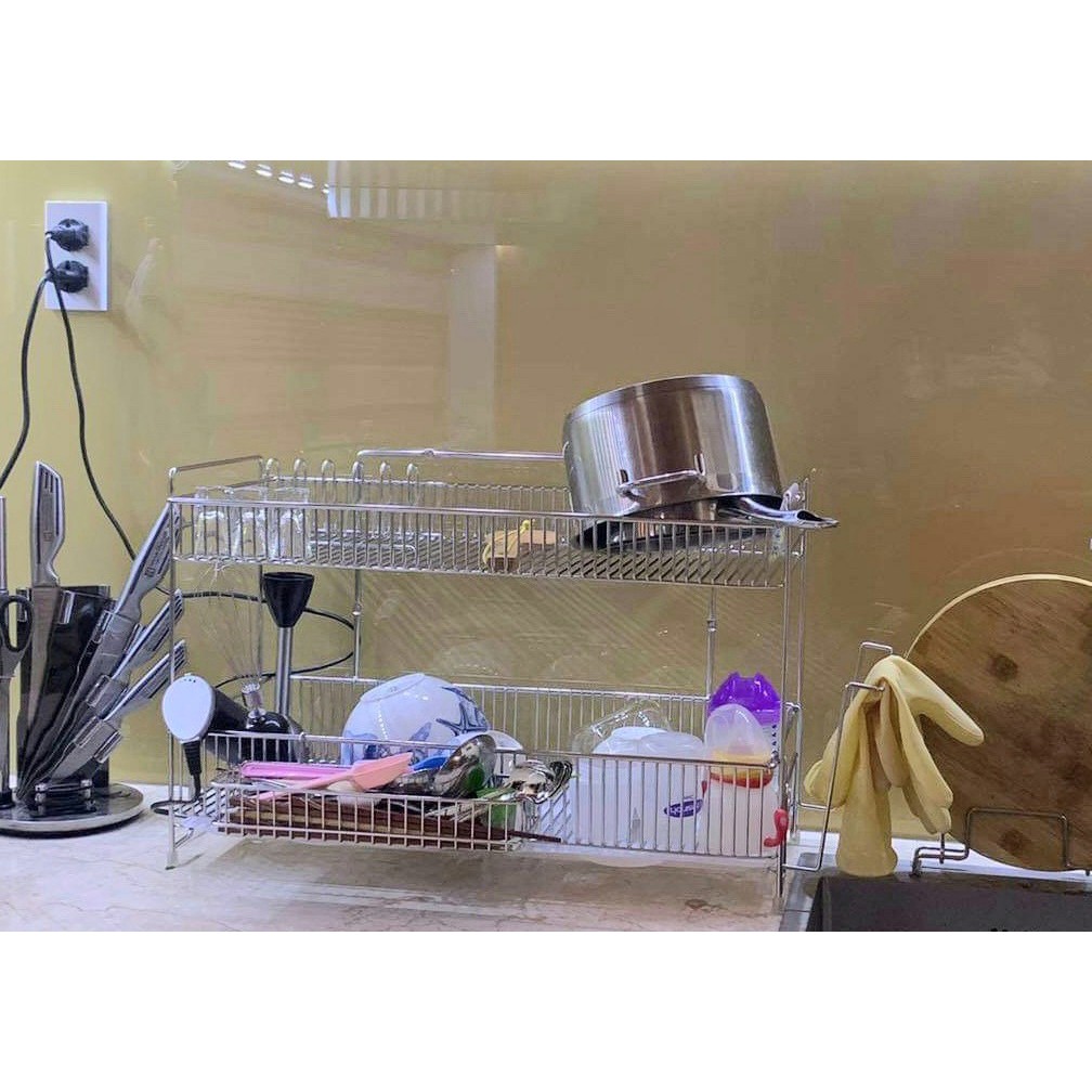 Kệ Chén Inox 304 Wide 99 Shelf 2 tầng