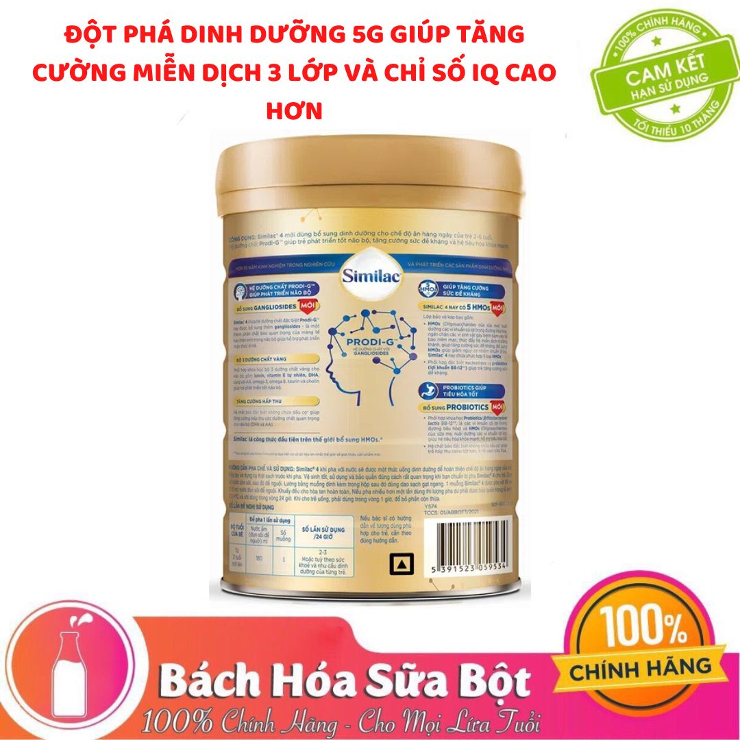 Sữa bột Similac 4 - 900g (Dành cho trẻ từ 2 - 6 tuổi)