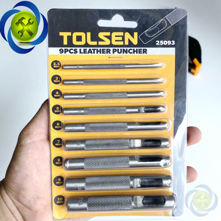 [HCM]Bộ Đục lỗ Tolsen 25093 có 9 chi tiết