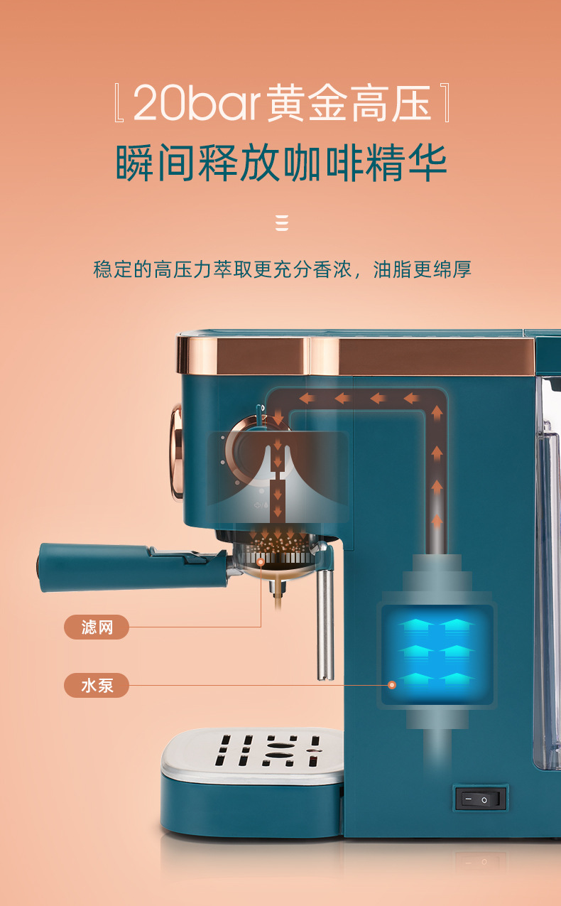 Máy Pha Cà Phê Tạo Bọt Sữa Bán Tự Động Donlim DL-KF5400