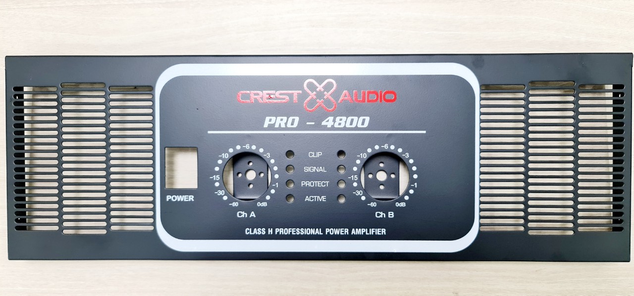 MẶT MAIN 3U 2 KÊNH KÈM NÚM VOLUME