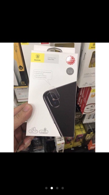 Kính cường lực camera Baseus cho Iphone 7Plus/ 8Plus