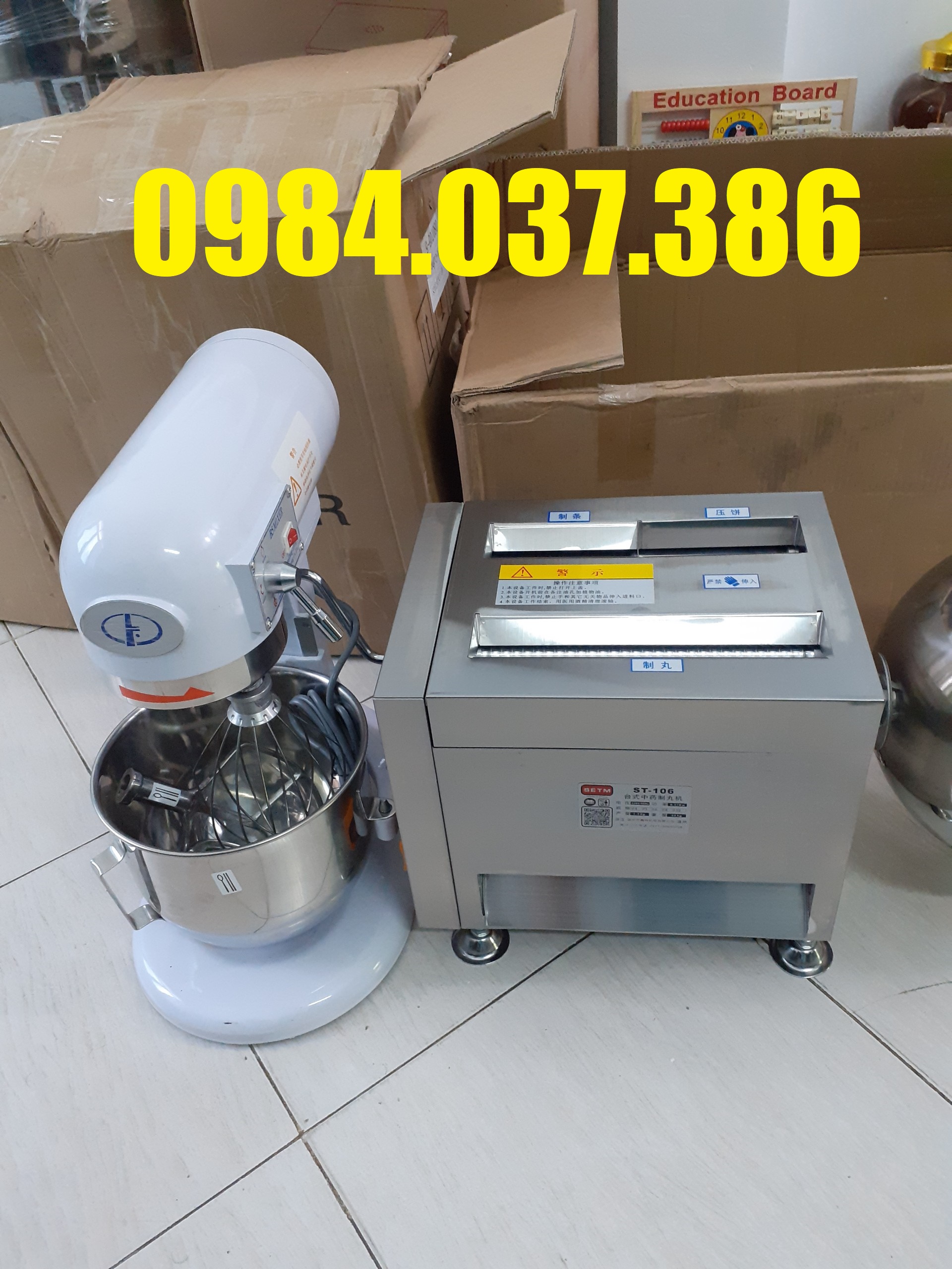 Máy trộn bột làm bánh, Máy nhồi bột đánh trứng đa năng 3 tốc độ