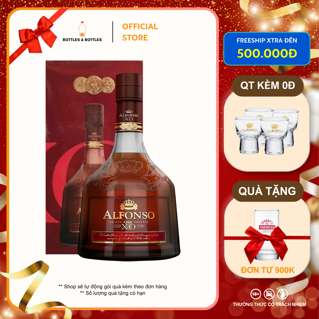[CHÍNH HÃNG] Rượu Brandy Alfonso XO - 700ML -40%