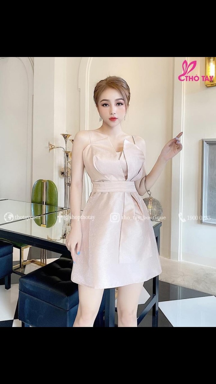 [HCM]Đầm 2 dây cúp ngực cực đẹp