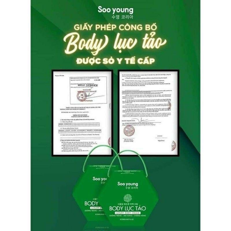 SOOYOUNG BODY LỤC TẢO 250gr