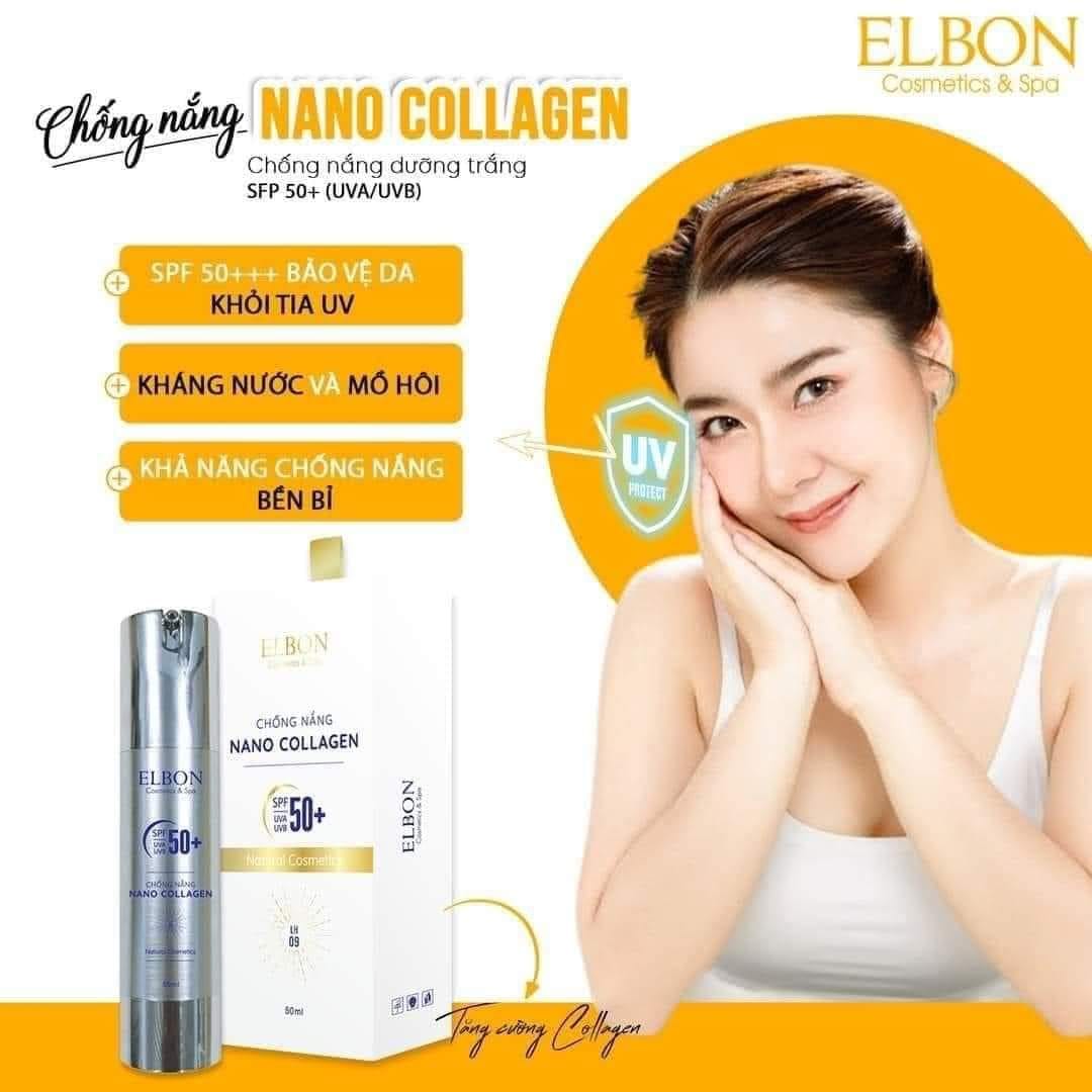 CHỐNG NẮNG NANO COLAGEN ELBON