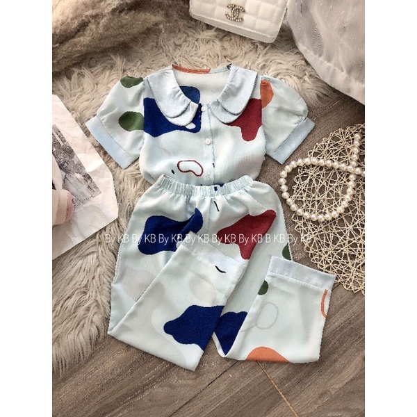 Pizama áo cộc quần dài bé gái (14_42kg)