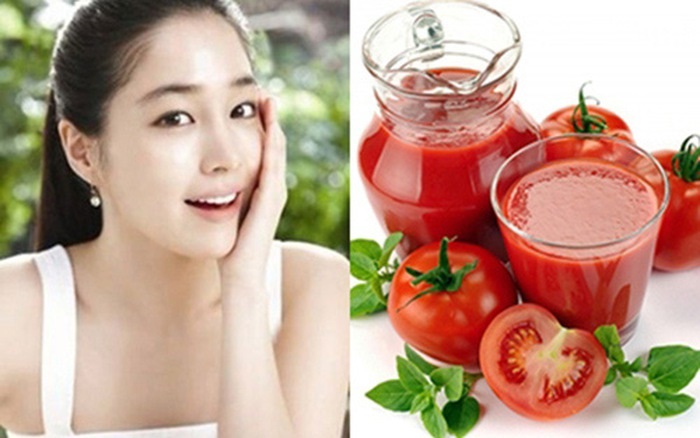TẮM TRẮNG CÀ CHUA TOMATO