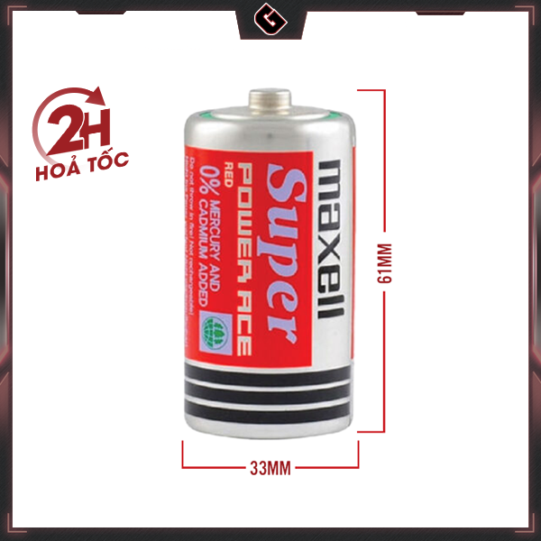 Pin Maxell R20P / AR (Pin Đại) - Hàng Chính Hãng