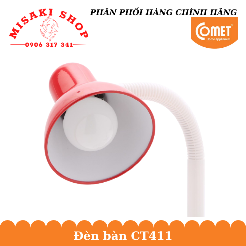 Đèn Bàn Học Sinh Comet CT411R | MISAKISHOP