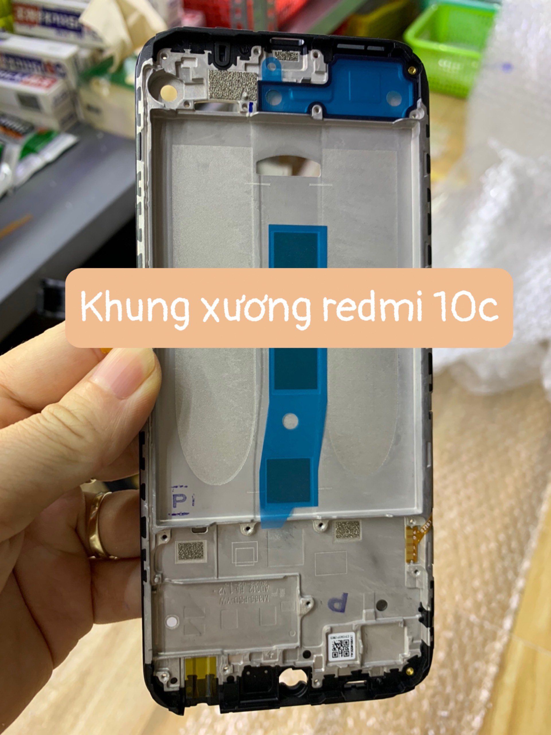 khung xương,benzen đỡ màn hình zin redmi 10c