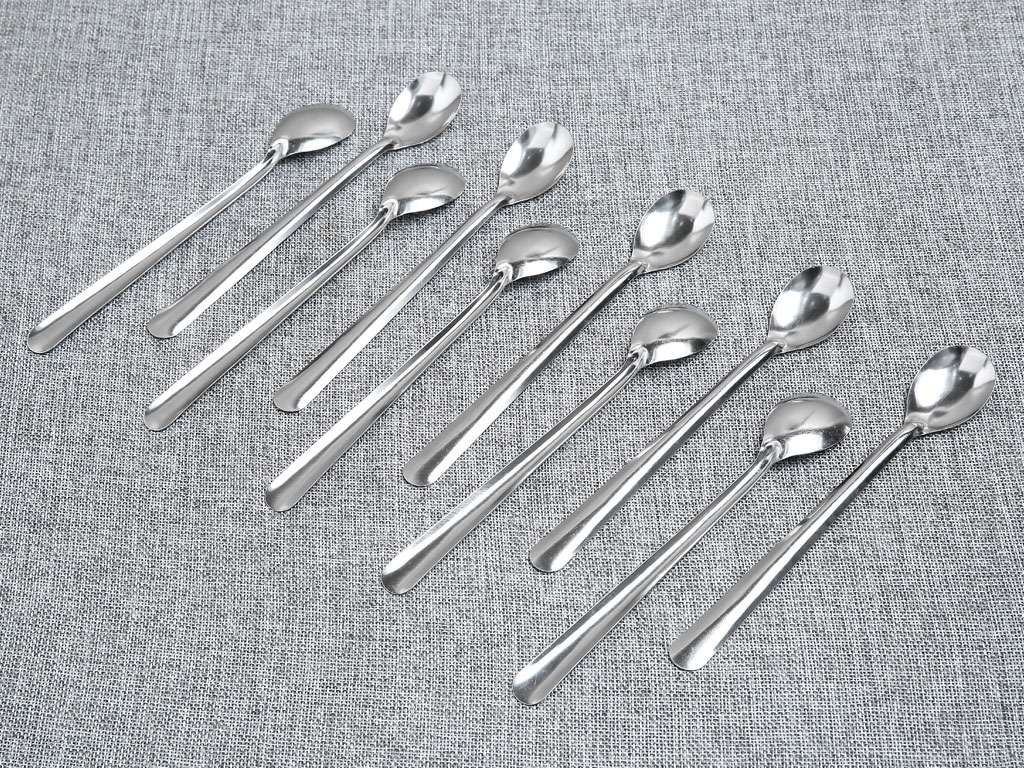combo 5/10 Muỗng Ăn Cơm, Muỗng Canh Inox, Muỗng Cơm Cán Dài, Nĩa Inox , Muỗng Đá Chanh Inox Cán Dài