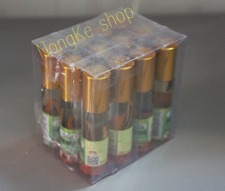 Lố 12 chai dầu lăn nhân sâm Geen Herb loại 1