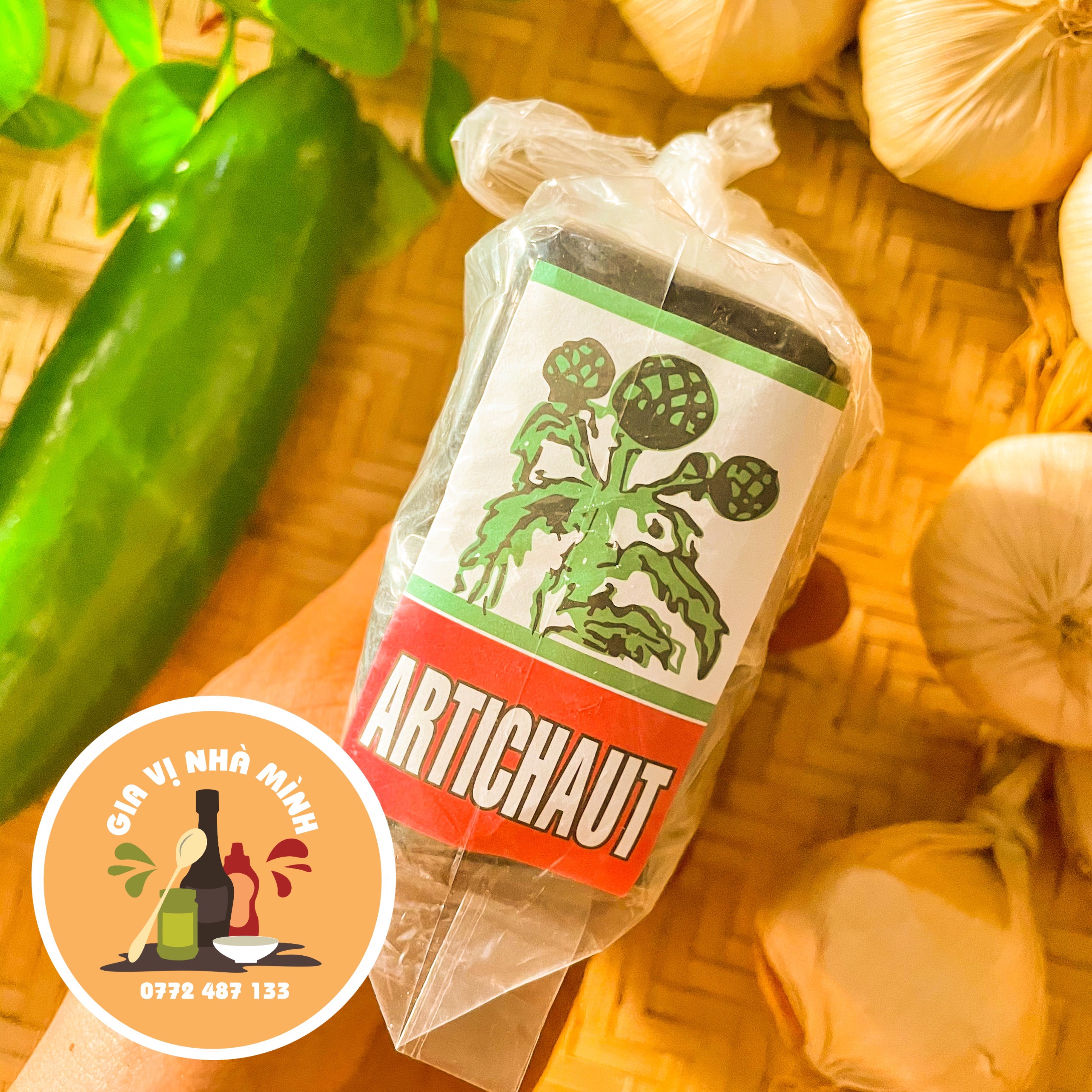 Cốt cao atiso cô đặc - 1 gói 10 viên nhỏ