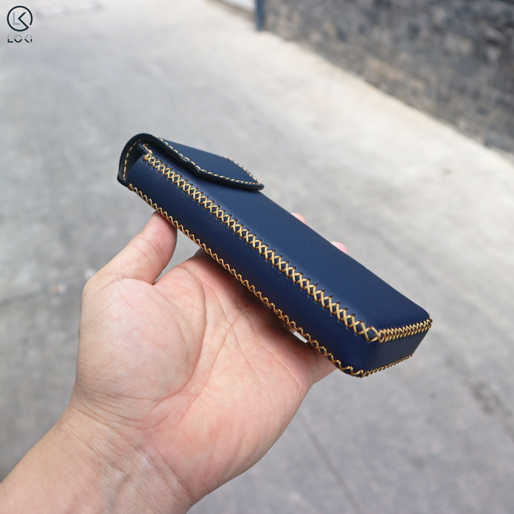 Bao da đựng máy gập Samsung Galaxy Fold  4 | 5 | 6 | 7 | Huawei | Honor | Oppo dạng đứng - Manory Leather