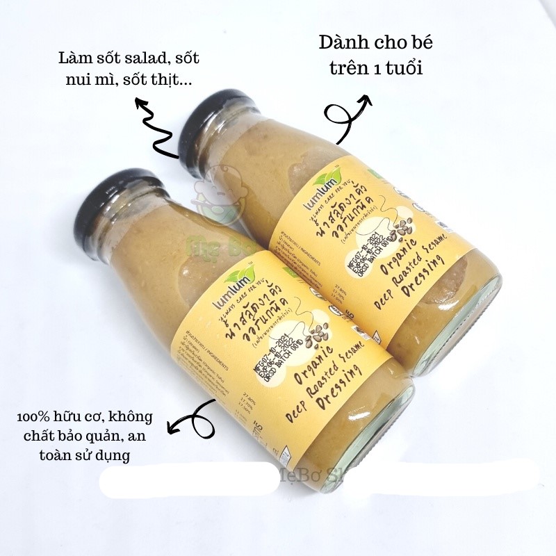 Sốt mè rang hữu cơ LumLum 175ml