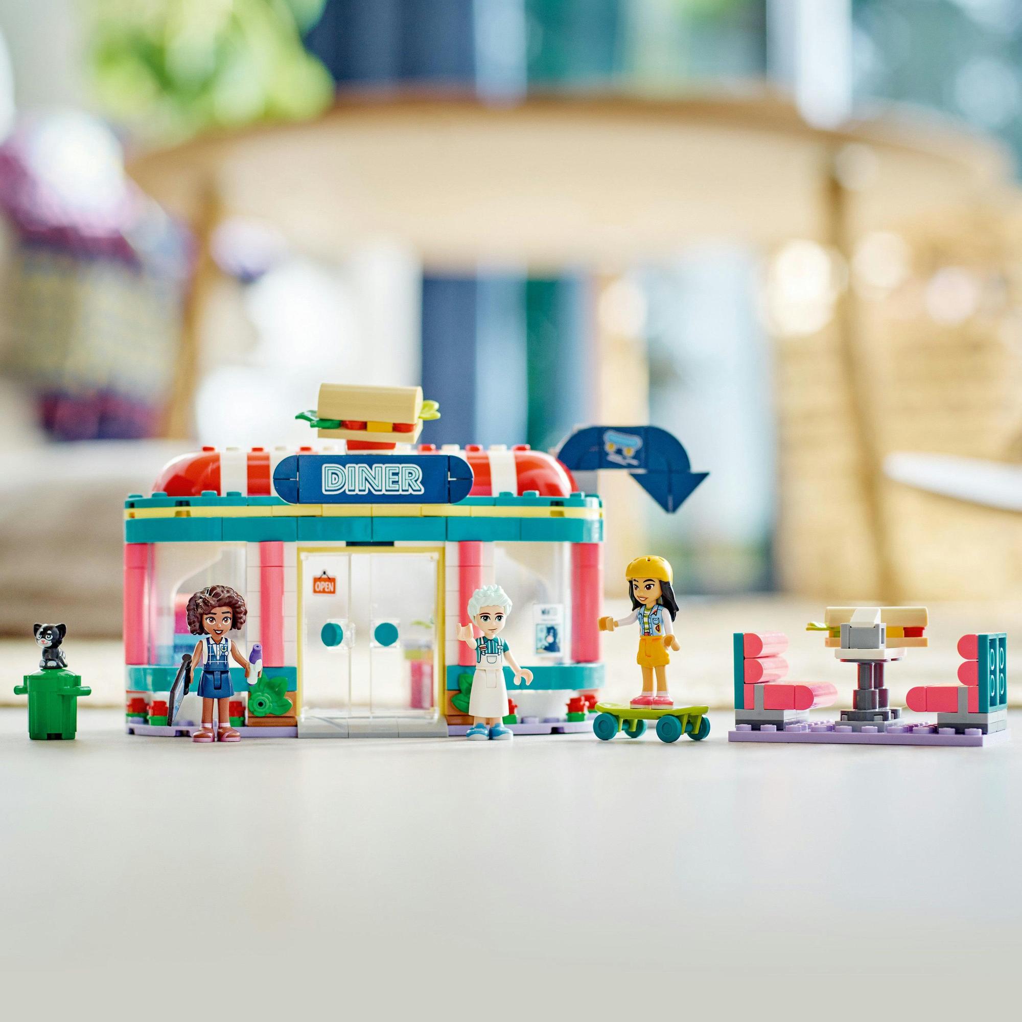 LEGO Friends 41728 Đồ chơi lắp ráp Nhà Hàng Trung Tâm Thành Phố HeartLake (346 Chi Tiết)