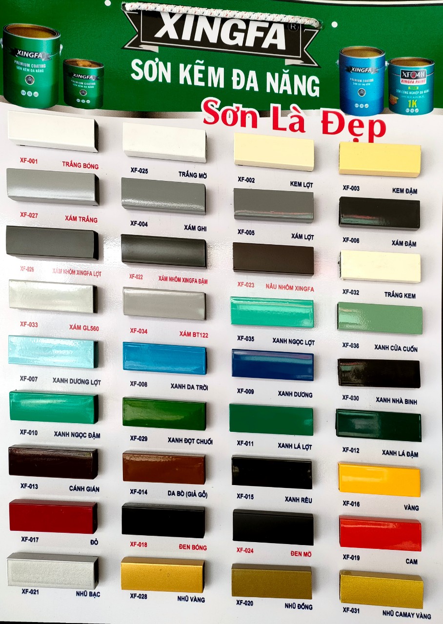 SƠN SẮT MẠ KẼM 1 THÀNH PHẦN XINGFA LON 2.7KG