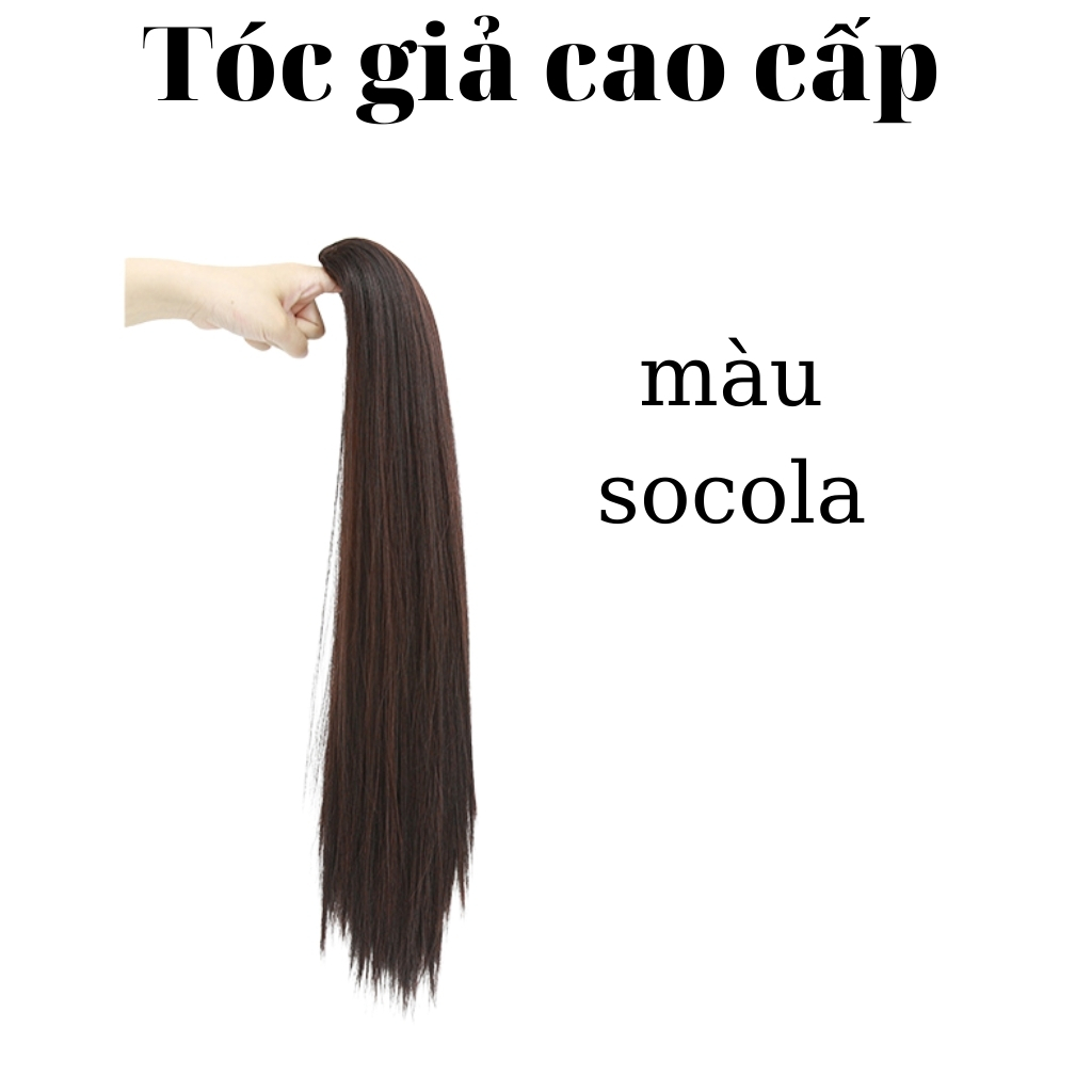 Tóc giả nữ đẹp ❤️FREESHIP❤️ Tóc giả ngoặm thẳng